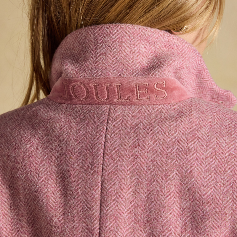 Joules Ladies Canterly Jacket - Pink Tweed-4