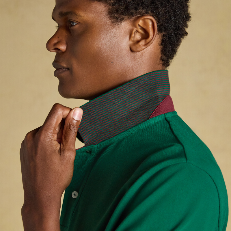 Joules Men's Woody Polo Shirt - Dark Green-5