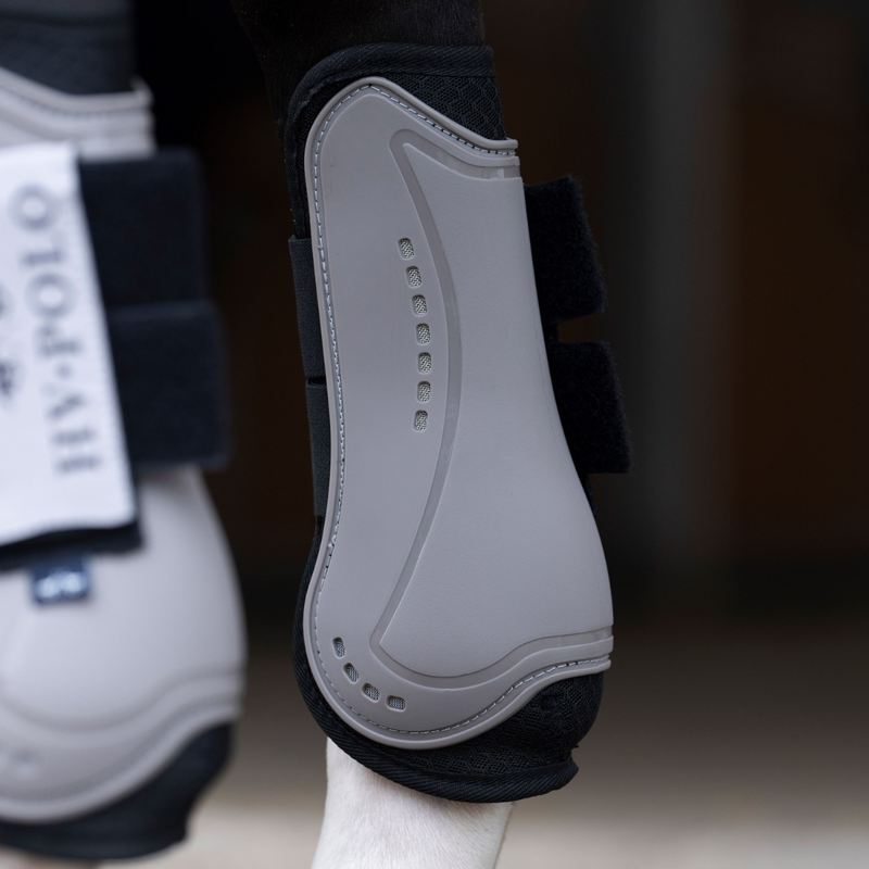HV Polo Classic Tendon and Fetlock Boot Set - Pebble-5
