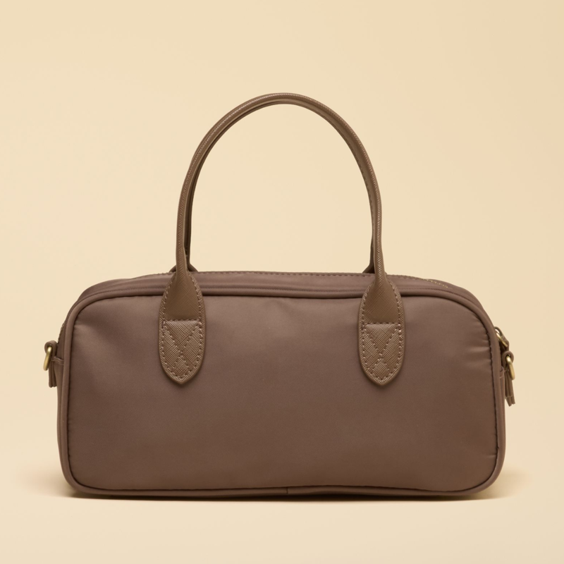 Joules East West Zip Crossbody Bag - Mocha-5