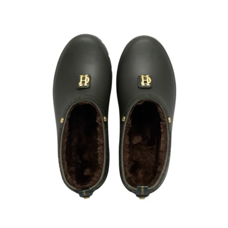 Holland Cooper Sherpa Lined Gardening Loafer - Dark Pine-5