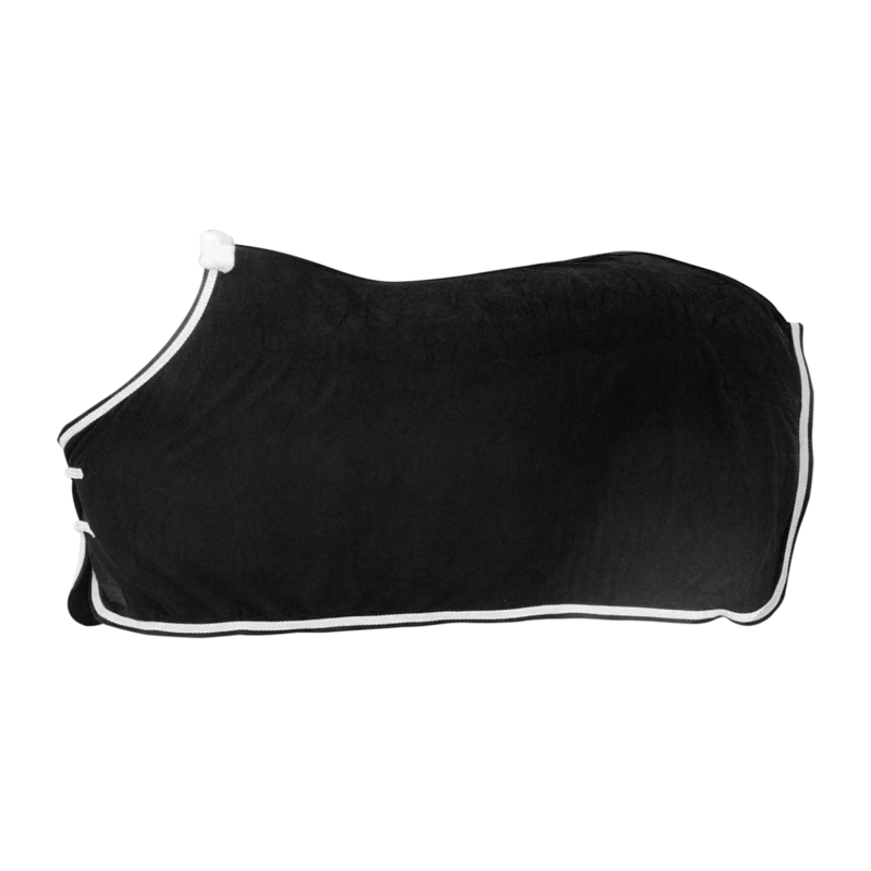 Kentucky Plaited Rope Fleece Rug - Black-5