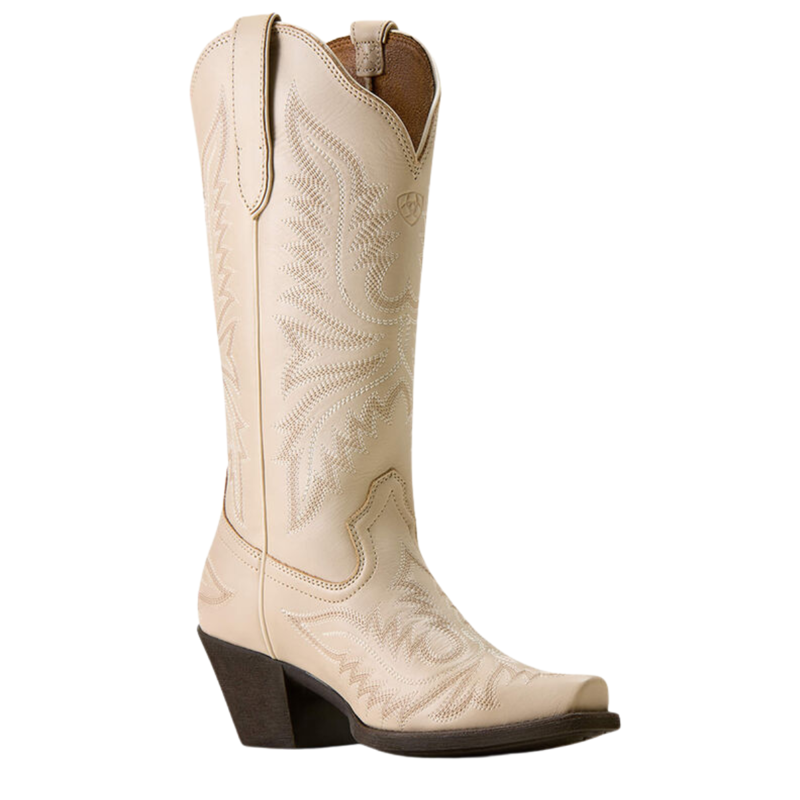 Ariat Women's Round Up Collins D Toe Western Boot - Buttercream-5