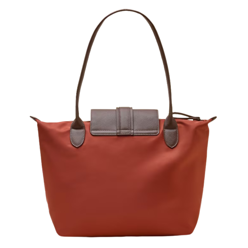 Joules Edie Zip Top Shopper Bag - Rust Orange-5