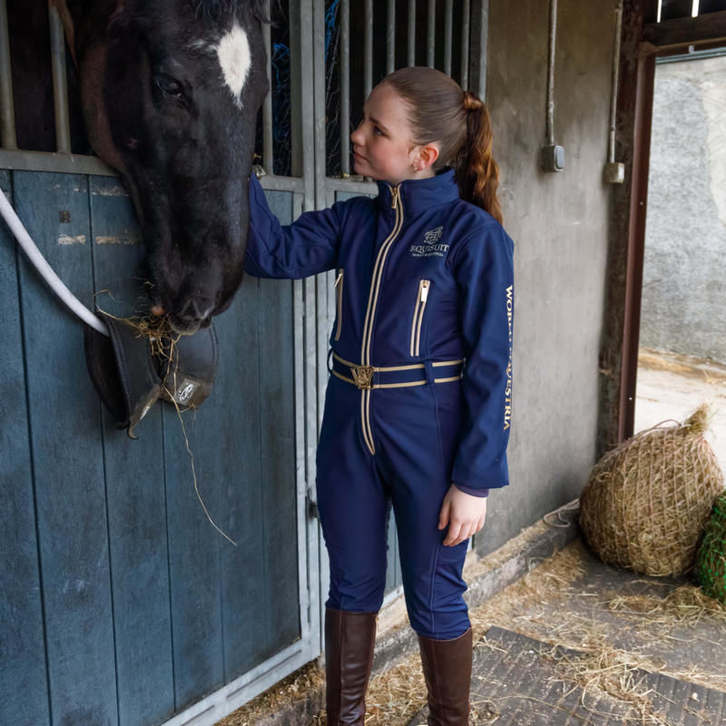 EQUISUIT Harvest Night Classic Edition Equestrian Suit - Navy-5