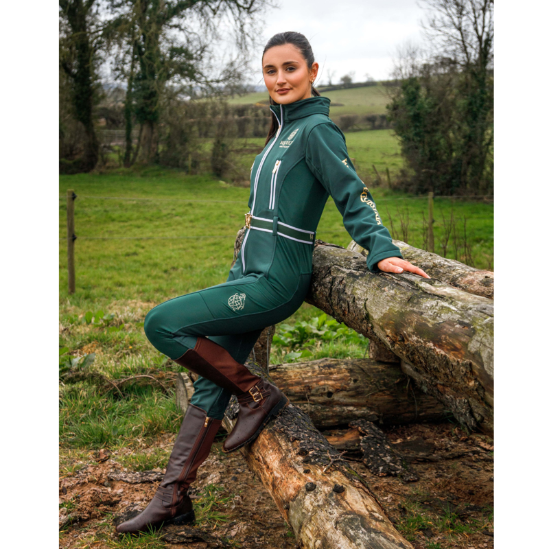 EQUISUIT Hunter's Grove Diamond Edition Equestrian Suit - Forest Green-6
