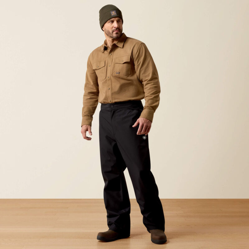 Ariat Unisex Rebar Stormshell Waterproof Pants - Black-5