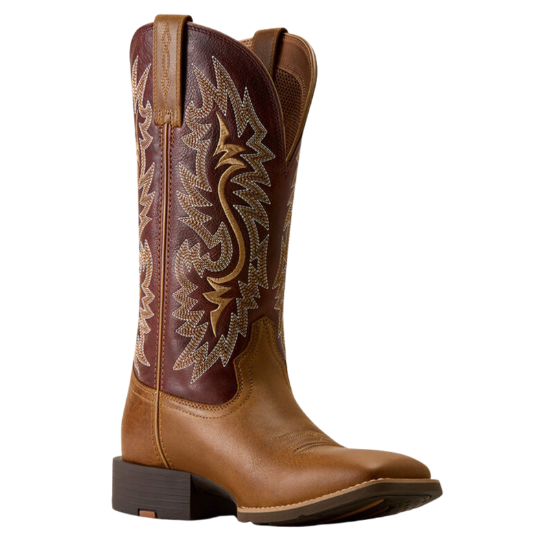 Ariat Men's Sport Colter Wide Square Toe Cowboy Boot - Sorrel Crunch-5