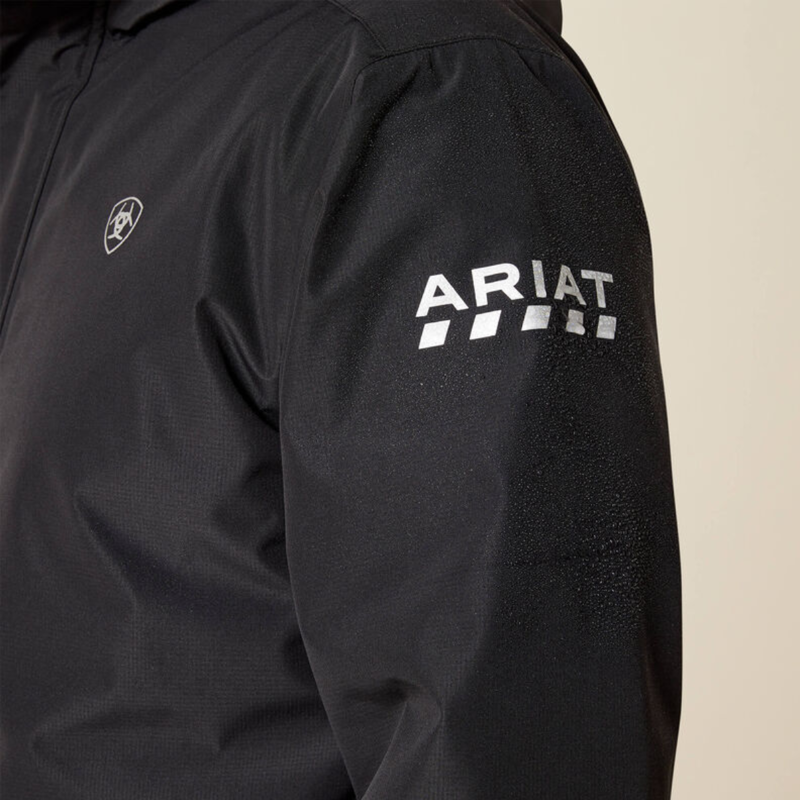 Ariat Men's Rebar Stormshell Lightweight Waterproof Jacket - Black-5