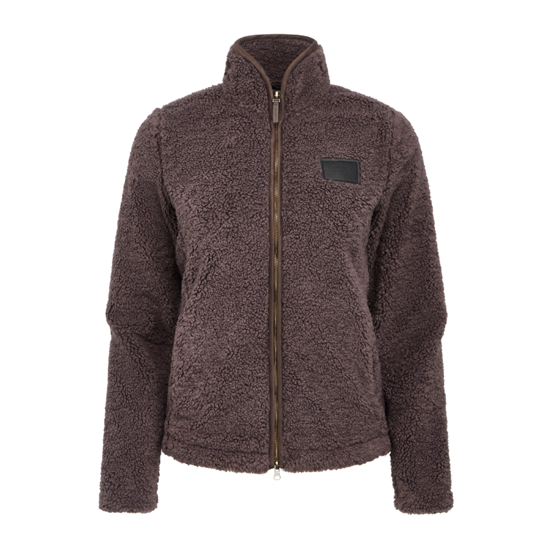 LeMieux Heritage Borg Zip Through Jacket - Cocoa-5
