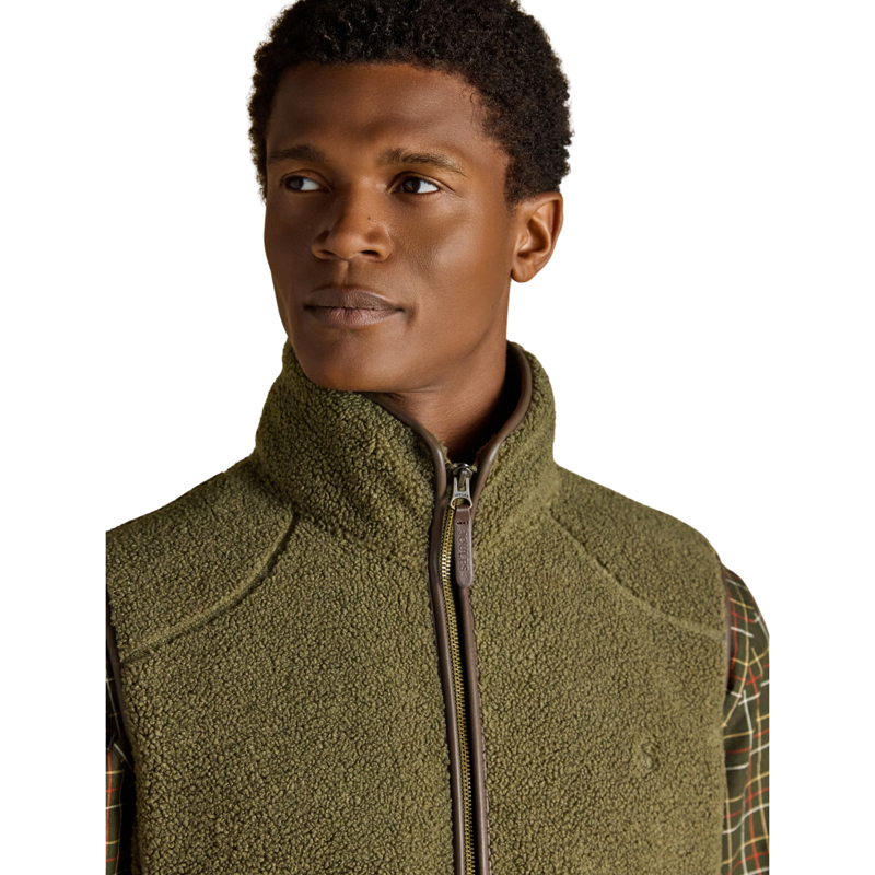 Joules Men's Heritage Borg Gilet - Green-5
