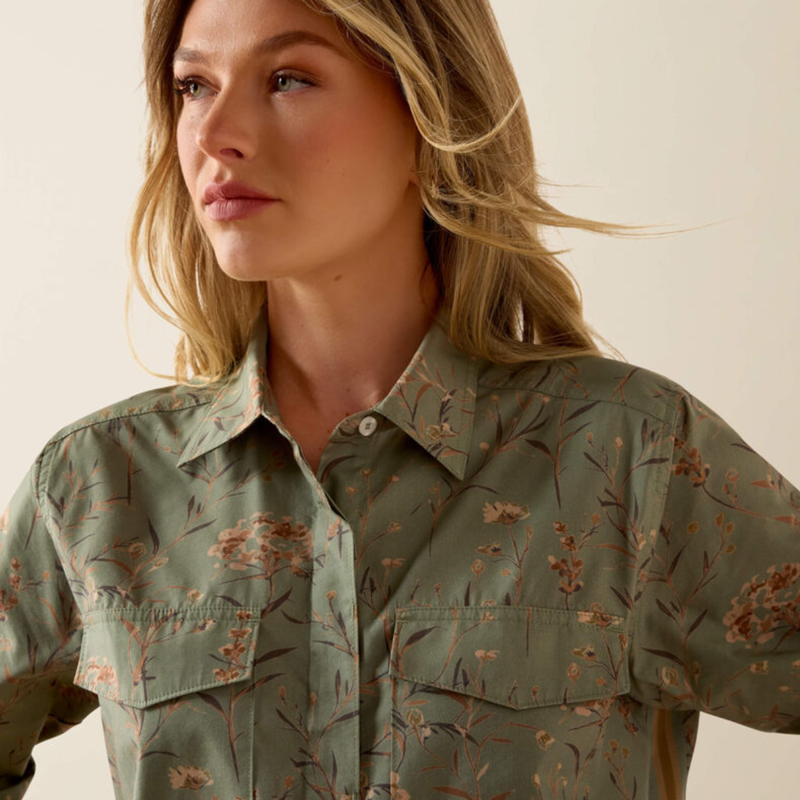 Ariat Women's Wolseley Shirt - Botanical Print-5