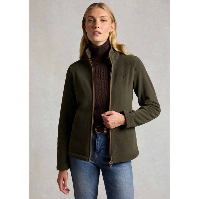 Holland Cooper Country Fleece Jacket - Classic Khaki-1