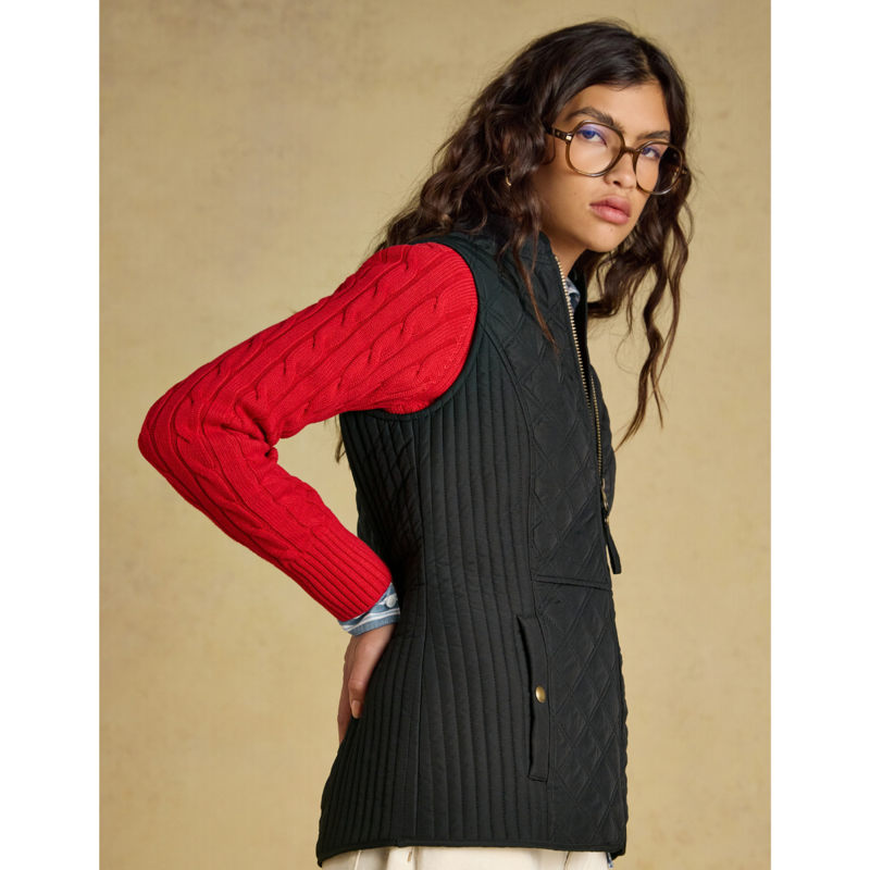 Joules Ladies Minx Gilet - Black-3