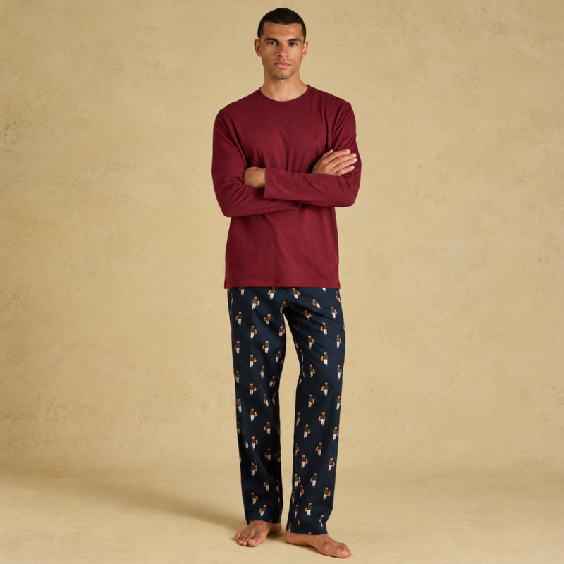 Joules Men's Dozer PJ Trouser - Navy