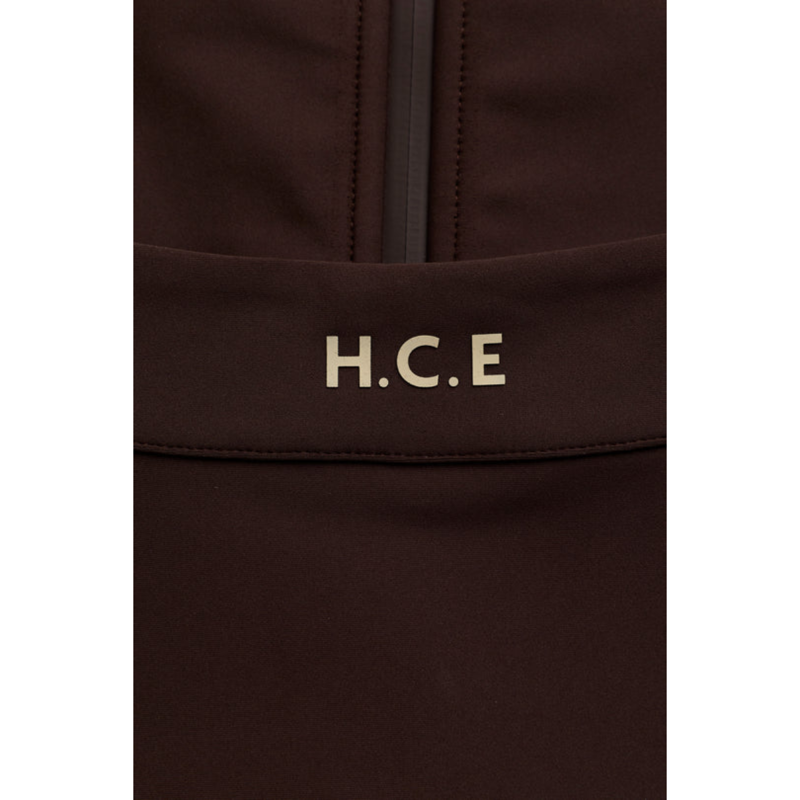 Holland Cooper Chiltern Zip Training Top - Chocolate-5