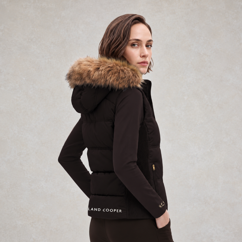 Holland Cooper Cranborne Training Gilet - Chocolate-1