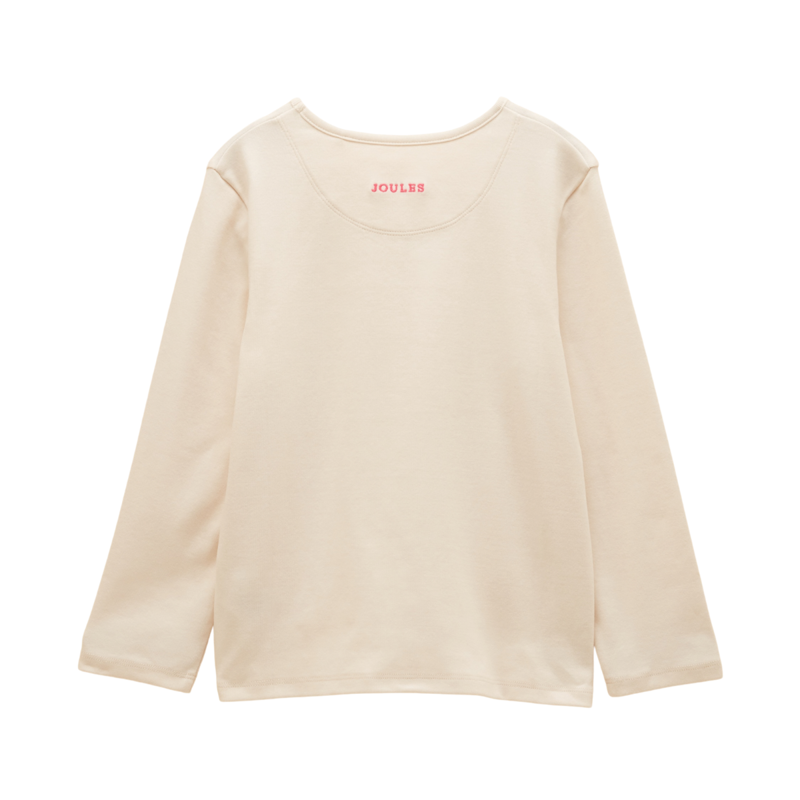 Joules Girls' Kipwell Pyjamas - Cream/Pink-2