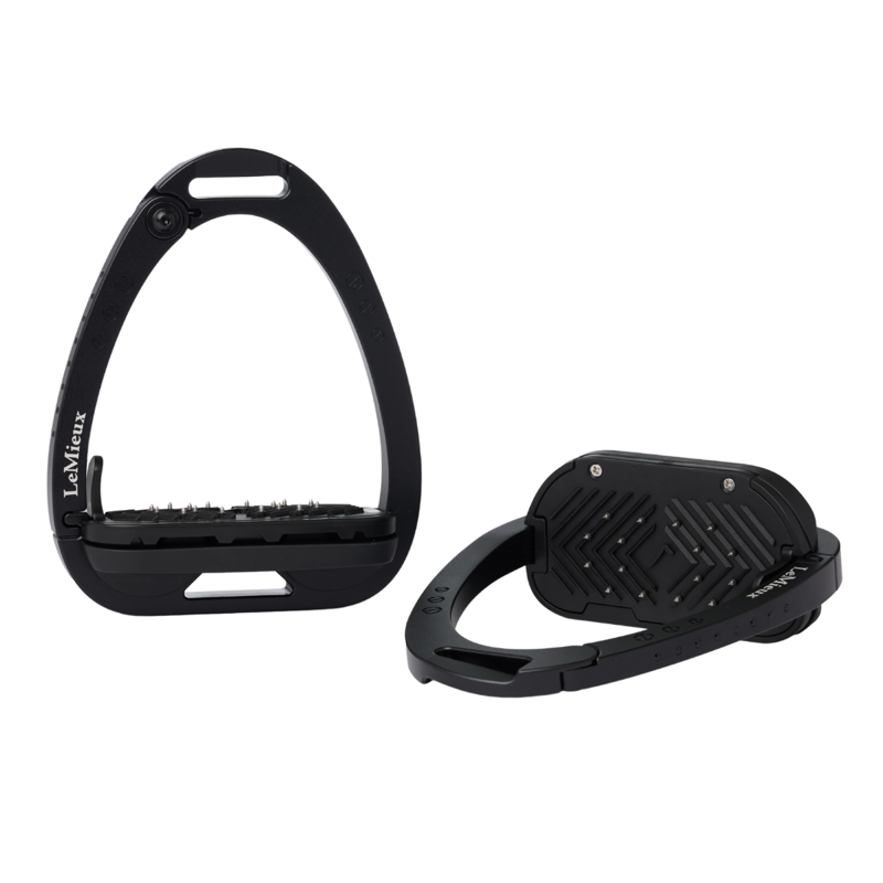 LeMieux Brilliance Vector Balance Stirrup - Black