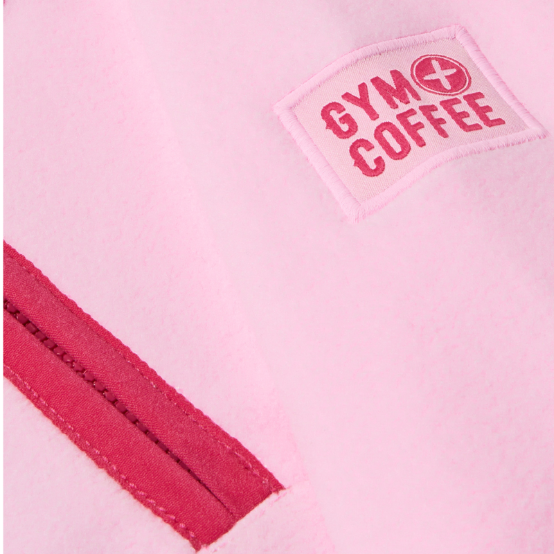 Gym + Coffee Kids Polar Fleece - Pink Blossom-6
