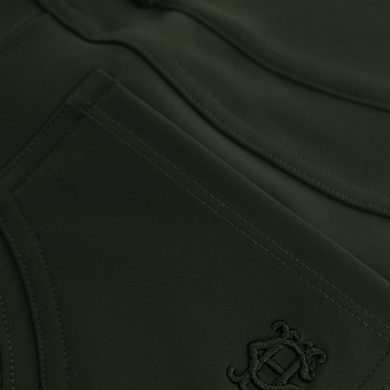 Holland Cooper Chiltern Contour Breeches - Dark Olive-4