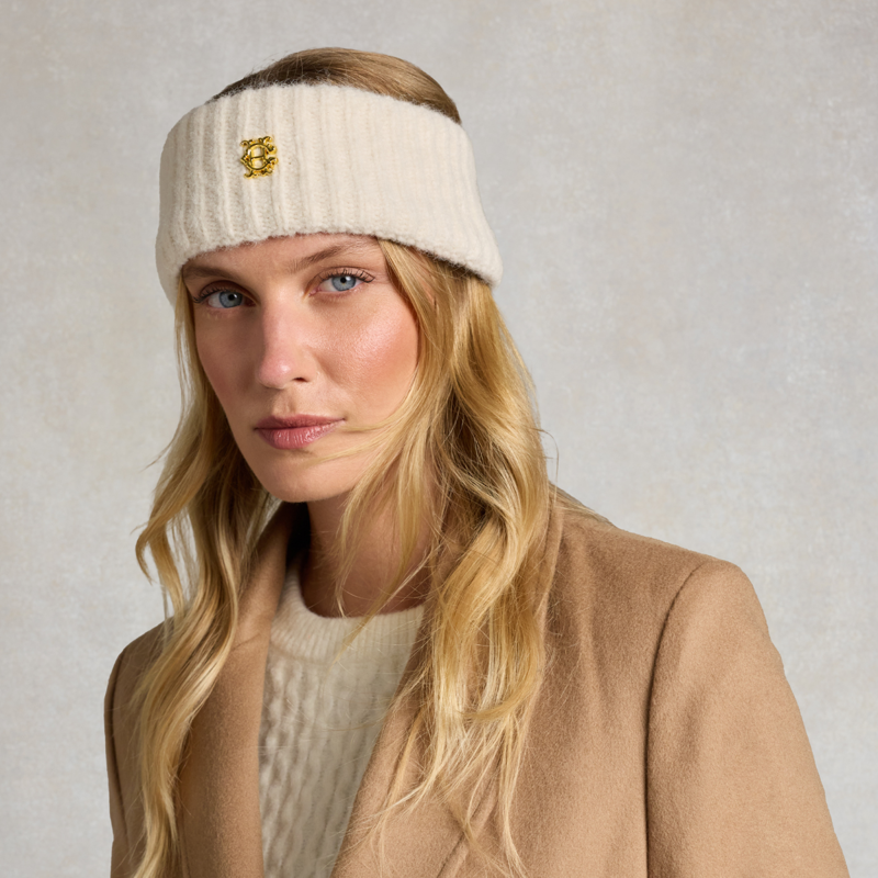 Holland Cooper Knitted Headband - Cream