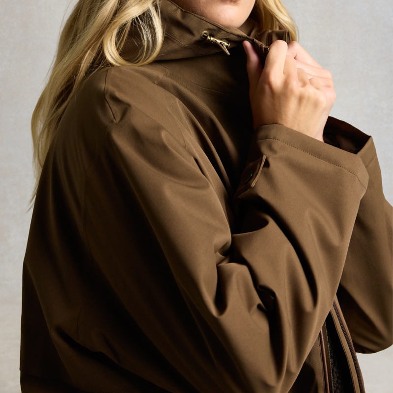 Holland Cooper One-Size Waterproof Jacket - Chestnut-5