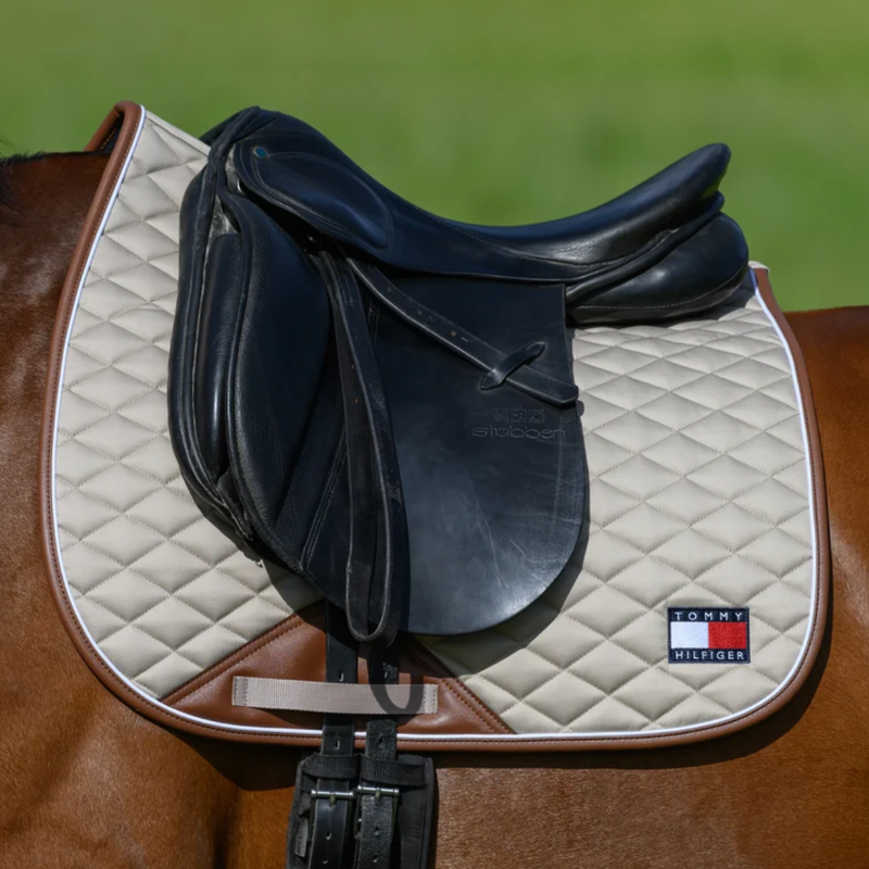 Tommy Hilfiger Capsule Collection Princeton Dressage Saddlepad - Beige-5