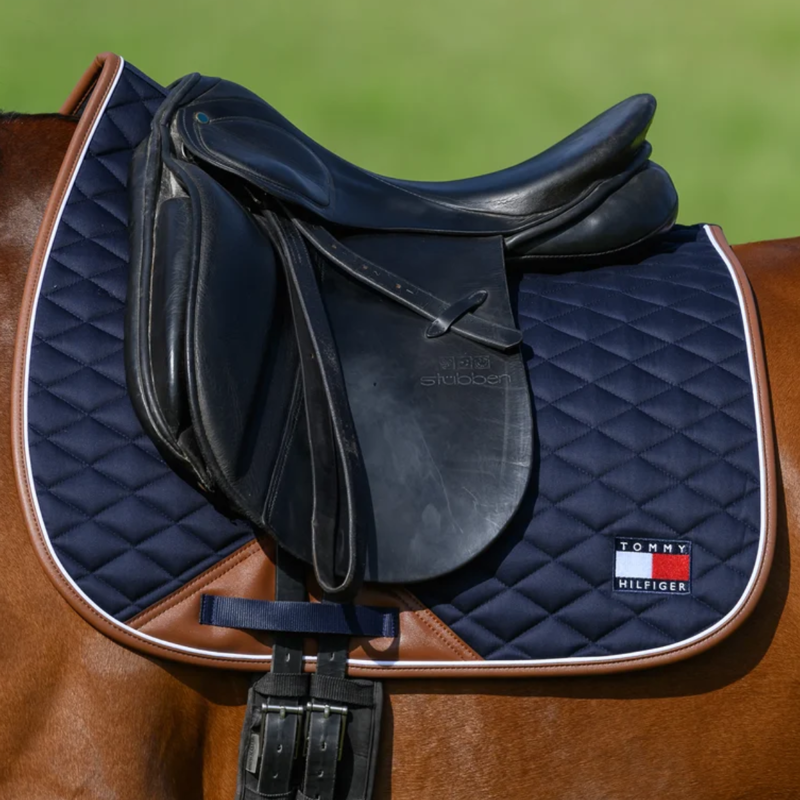 Tommy Hilfiger Capsule Collection Princeton Dressage Saddlepad - Desert Sky-5