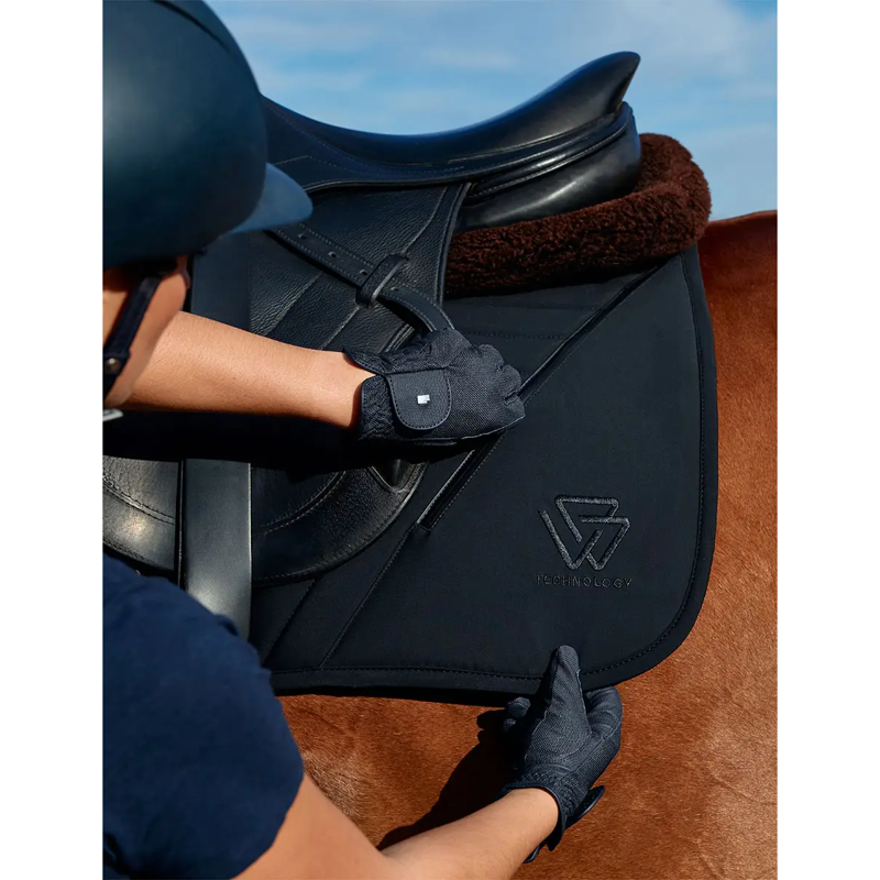 WeatherBeeta Softshell Pro Grip Euro Jump Saddlepad - Black-6