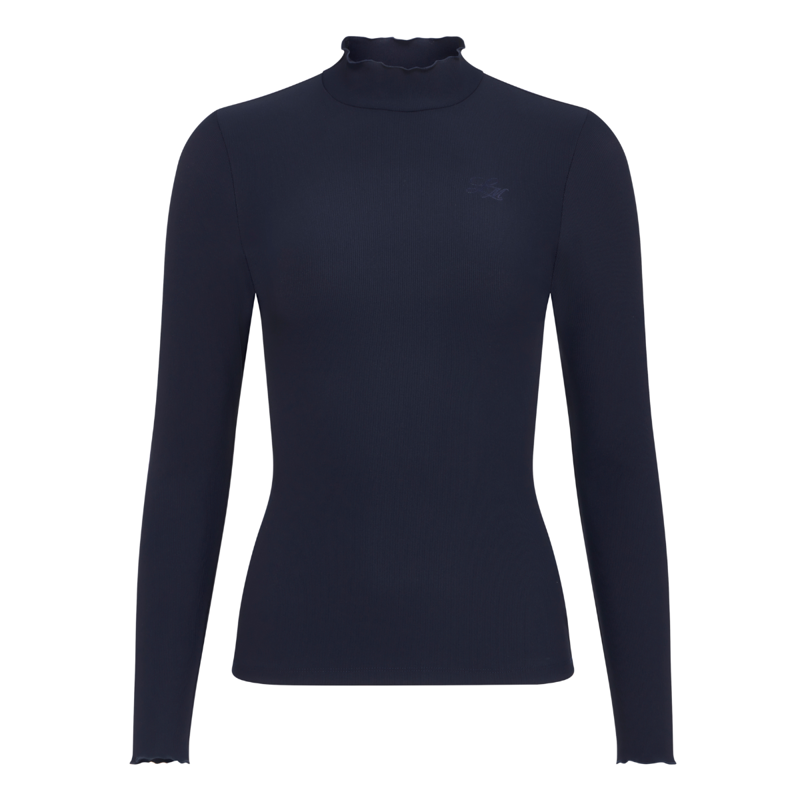 LeMieux Lustre Ribbed Top - Sapphire-5