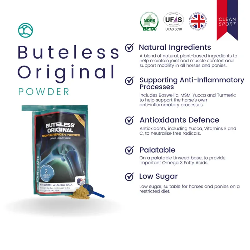 Equine America Buteless Original High Strength Powder - 1Kg-1