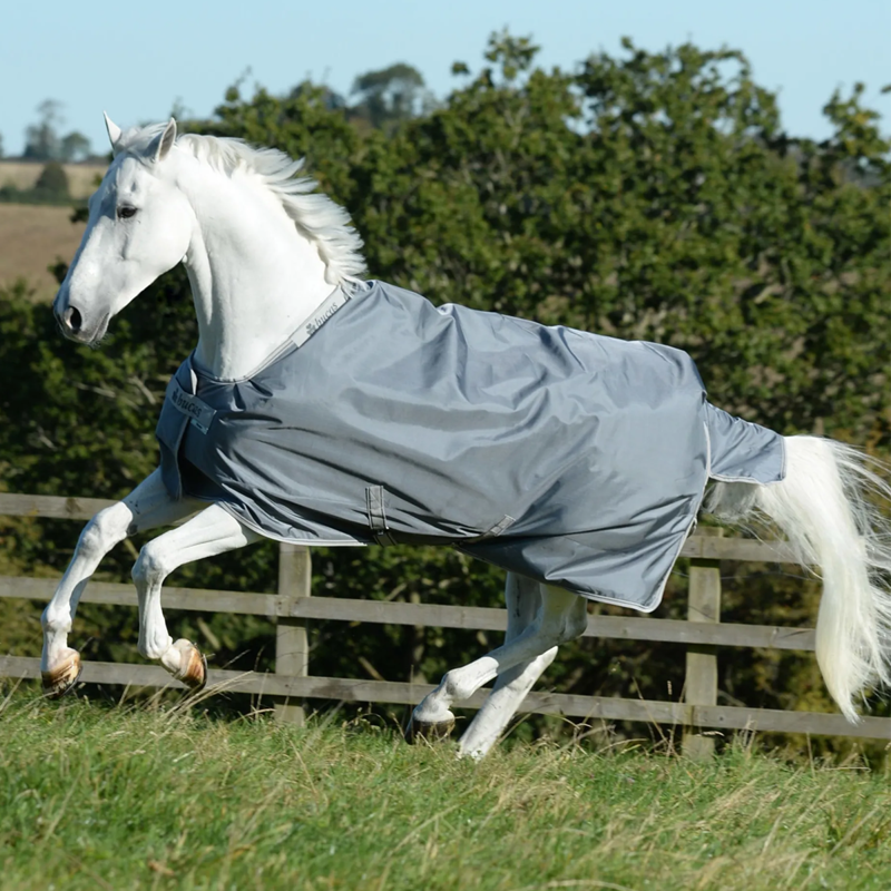 Bucas Smartex Medium 150g Standard Neck Turnout Rug - Iron Gate-1