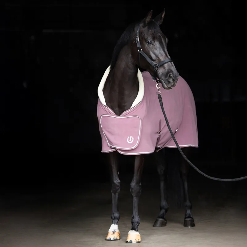 Imperial Riding Essential Fleece Rug - Mauve-1