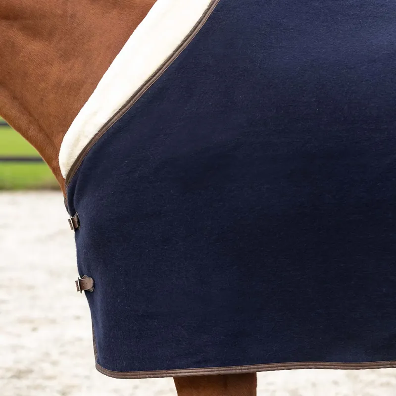 QHP Wool Rug Deluxe - Navy-4