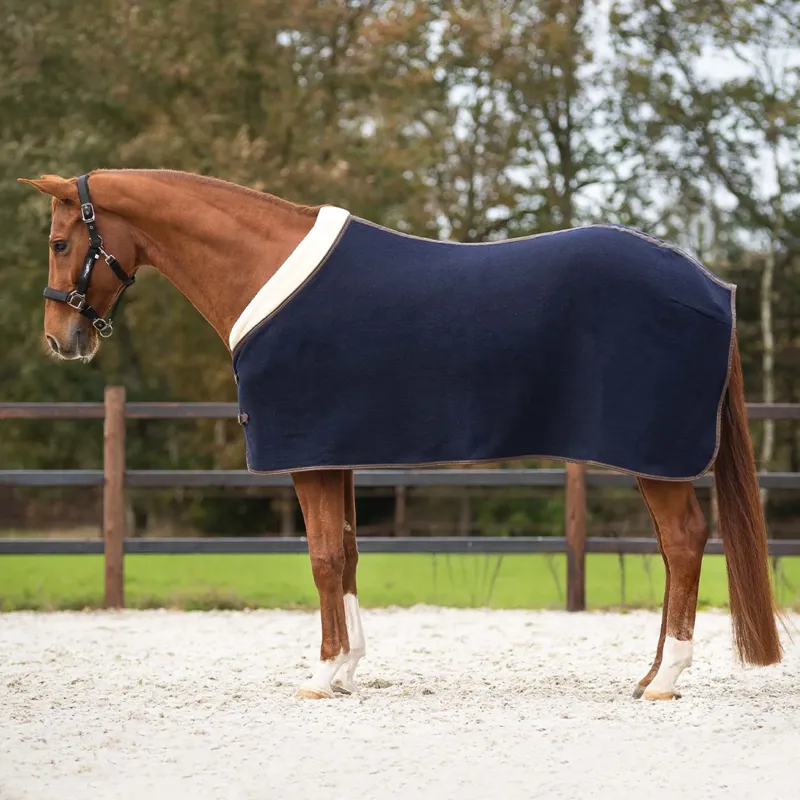 QHP Wool Rug Deluxe - Navy