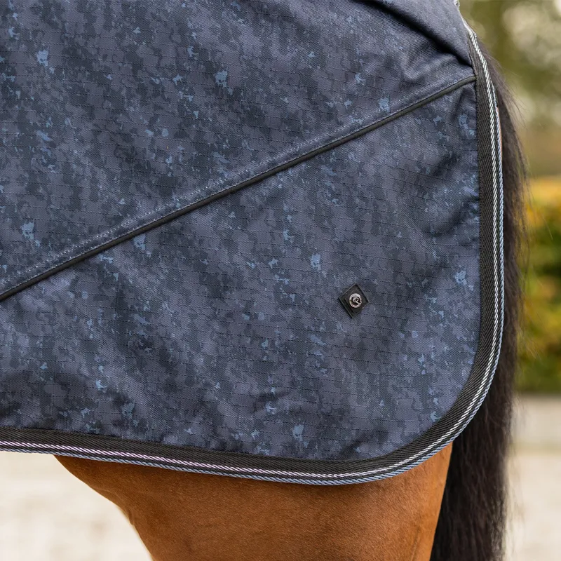QHP Fleece Lined Turnout Exercise Sheet Collection - Cloud Dancer-3