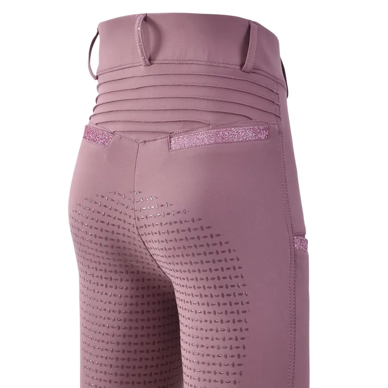 Imperial Riding Kids Comfi Sparks Winter Full Grip Tights - Mauve-2