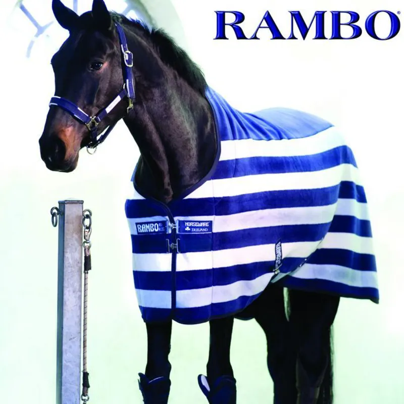 Horseware Rambo Newmarket Fleece Rug - Witney Navy