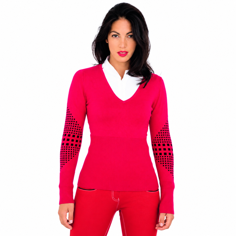 Horseware Sina Ladies Knit Top - Red