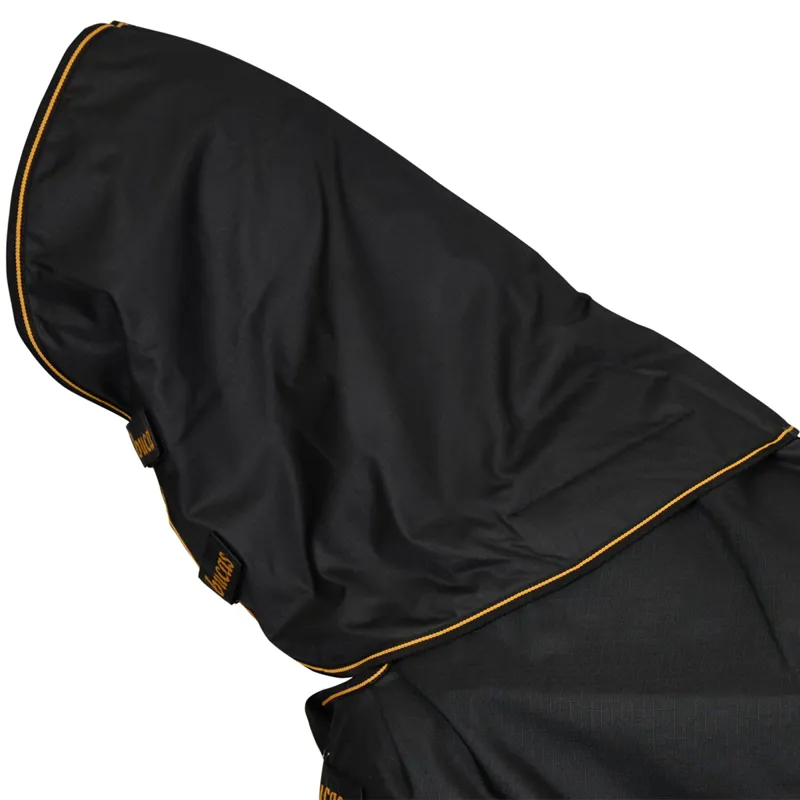 Bucas Irish Combi 300g Turnout Neck Cover - Black/Gold
