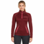 Kingsland KLoksana Ladies Long Sleeve 1/2 Zip Shirt - New KL Burgundy