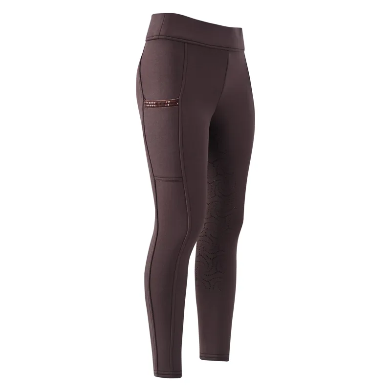 Imperial Riding Kids Teddy Full Grip Tights - Chocolate