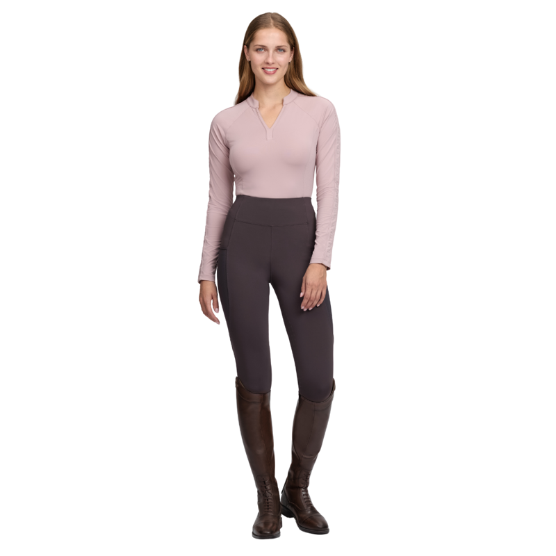 LeMieux Lisa Long Sleeve Base Layer - Wild Rose-7