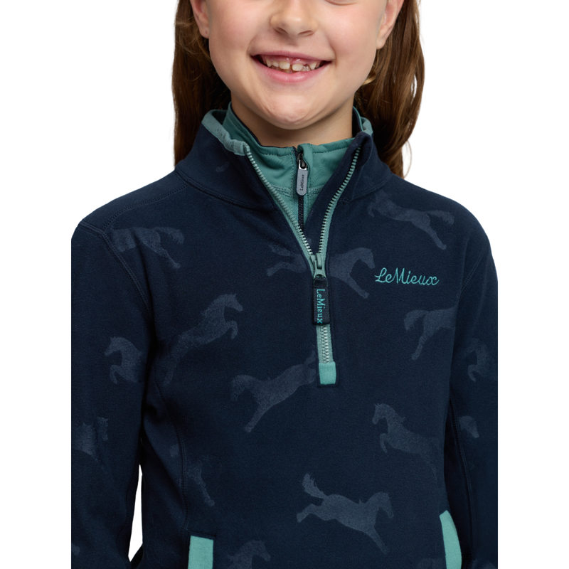 LeMieux Mini Maggie Horse Fleece - Navy-4