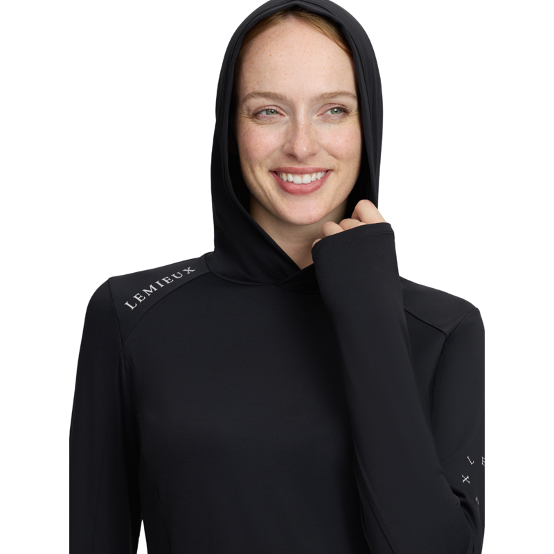 LeMieux Heidi Hooded Mid Layer - Black-5