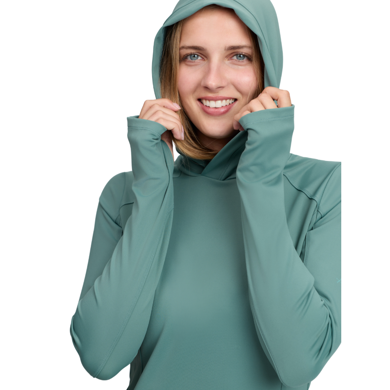 LeMieux Heidi Hooded Mid Layer - Aloe-5