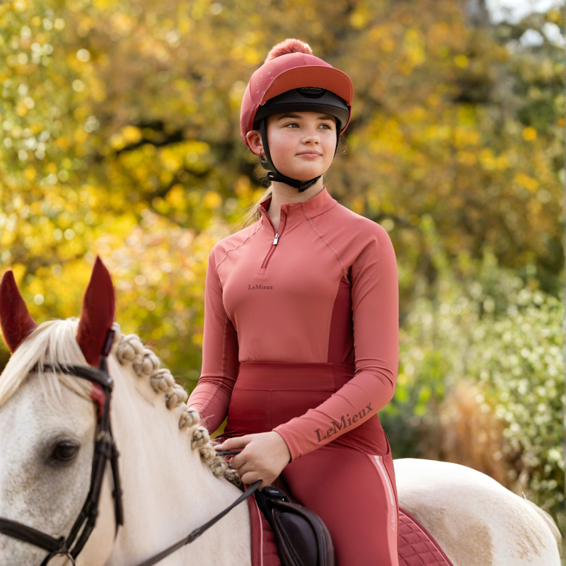 LeMieux Young Rider Classique Base Layer - Spiced Earth-6