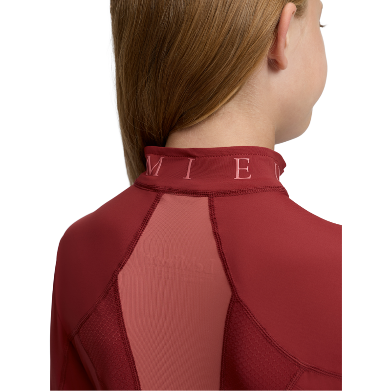 LeMieux Young Rider Mia Mesh Base Layer - Russet-6