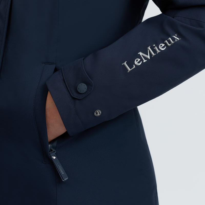 LeMieux Erin Waterproof Padded Coat - Navy-6